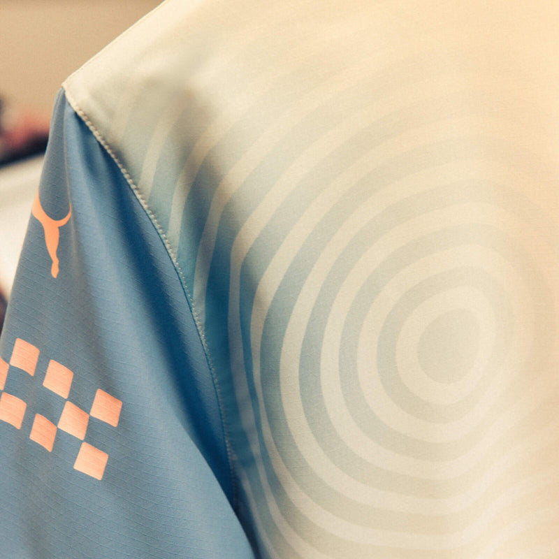 Camisa Manchester City IV 24/25 - Torcedor Puma Masculina - Bege com detalhes em cinza