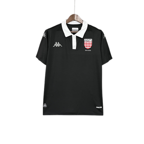 Camisa Mônaco 25/26 Edição 100º Aniversário - Preta - Versão Torcedor