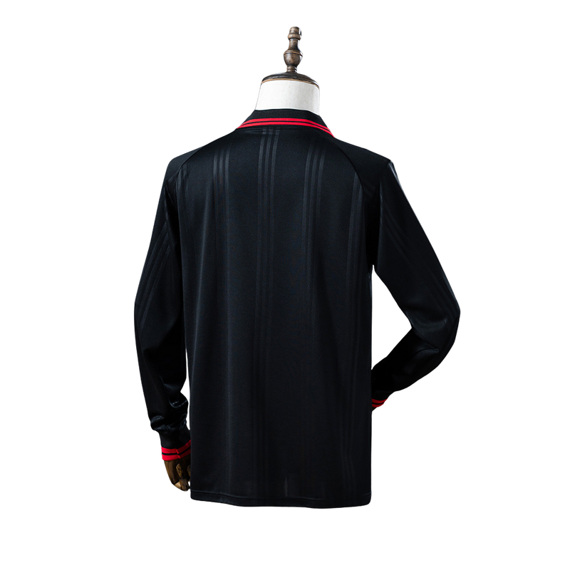 Camisa Do Flamengo Classic black Retrô 19/20 Manga Longa - Torcedor Masculina