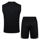 Conjunto Real Madrid Treino Camisa Regata + short 25/26 - Masculino adidas - Preto