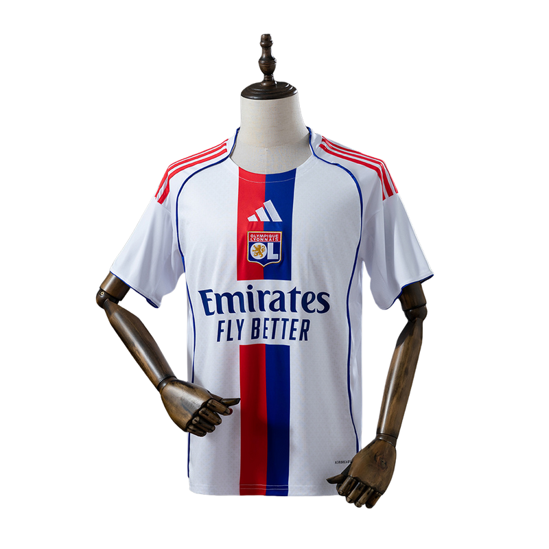 Camisa Lyon I 25/26 - Torcedor Adidas Masculina - Branca