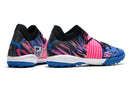 Chuteiras de futebol Puma Future Z TF/MG - Azul/Rosa