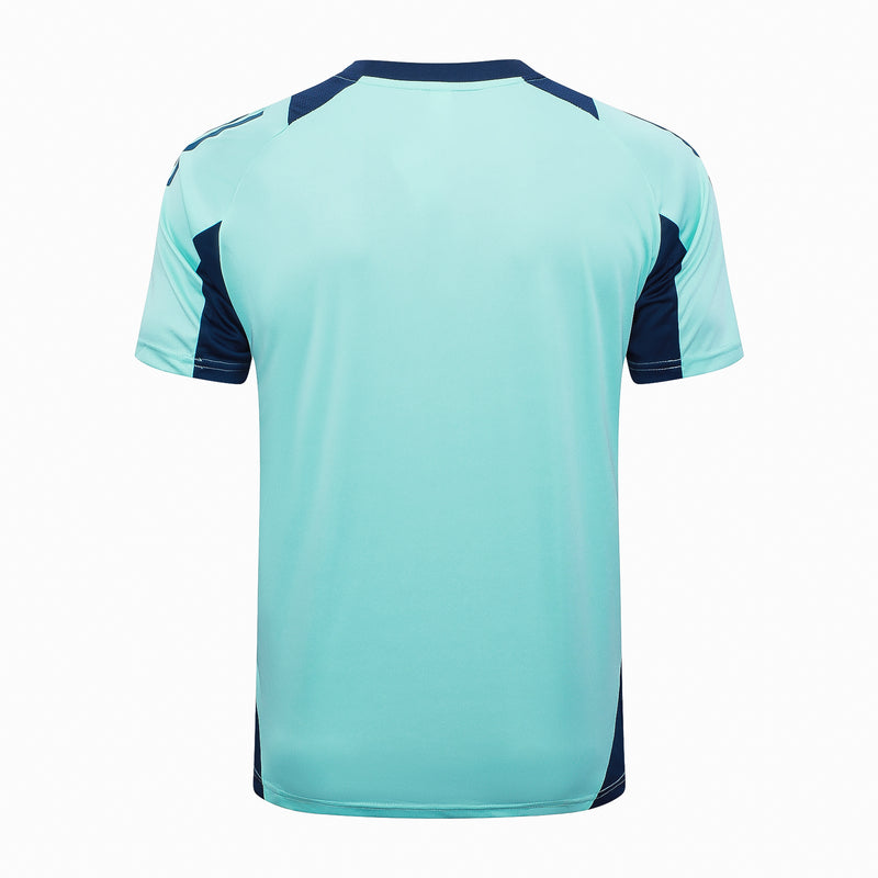 Conjunto Arsenal Treino Camisa manga curta + short 24/25 - Masculino Adidas - Azul agua