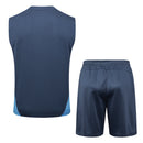 Conjunto Manchester City Treino Camisa Regata + short 24/25 - Masculino Puma - Azul