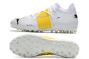 Chuteira Puma Future Z FG/AG - Branco/amarelo