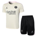 Conjunto Paris Saint-Germain Treino Camisa manga curta + short 24/25 - Masculino Jordan - Damasco