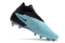 Chuteira de Campo NIKE PHANTOM GX ELITE DF Link FG -  Preto/Azul Agua