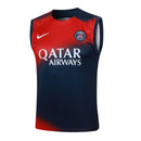 Paris Saint-Germain Training Set Tank Top Shirt + Shorts 24/25 - Men's Nike - Red and Blue