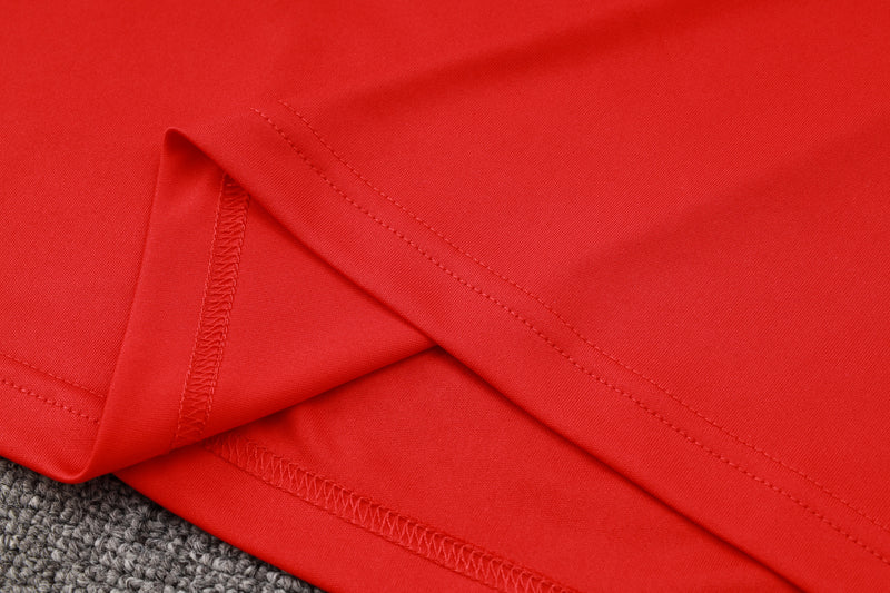 Conjunto Internacional Treino com calça cropped 24/25 - Masculino Adidas - Vermelho e vinho
