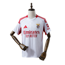 Camisa Benfica III 25/26 - Torcedor Adidas Masculina - Branca com detalhes em vermelho