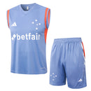 Conjunto Cruzeiro Treino Regata 24/25 - Masculino Adidas - Azul