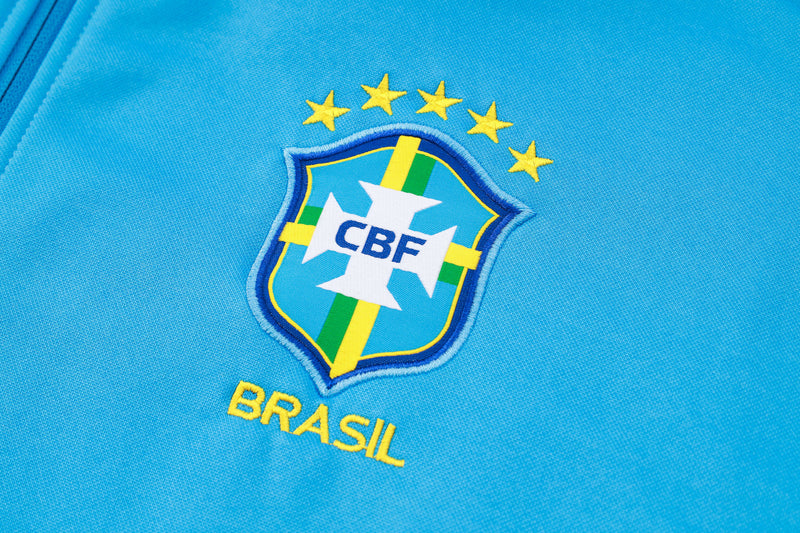 Conjunto Brasil 24/25 - Masculino Adidas - Azul Predominante