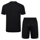 Conjunto Real Madrid Treino Camisa manga curta + short 25/26 - Masculino Adidas - Preta