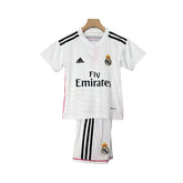 Conjunto Infantil Retrô - Real Madrid 14/15 I Home