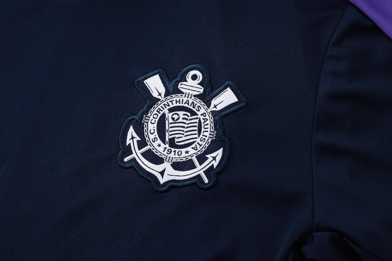 Conjunto Corinthians de Treino 24/25 - Masculino Adidas - Azul
