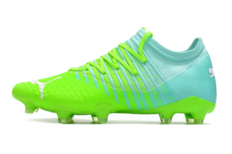 Chuteira de Campo Puma Future Z 1.3 Teazer FG - Cinza/Verde