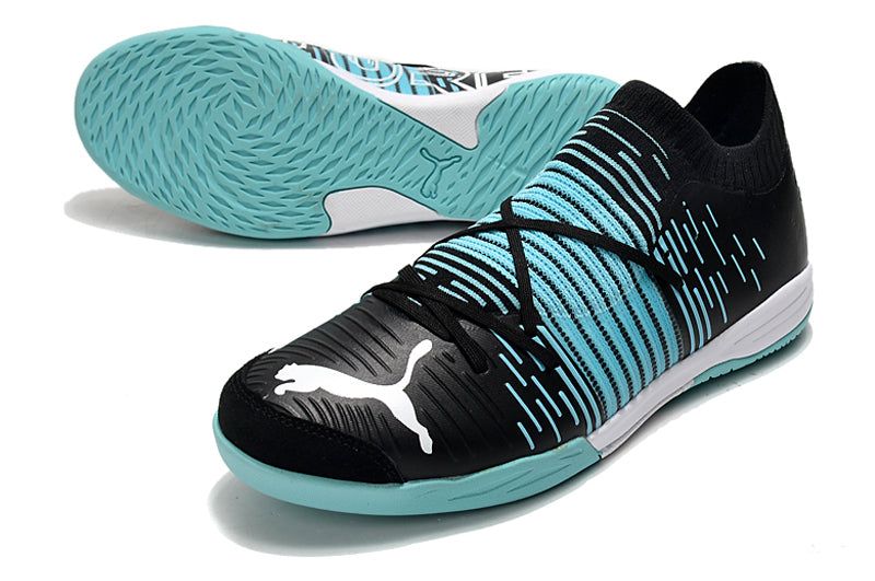 Chuteiras de futebol PUMA FUTURE Z IC - Preta/Azul claro