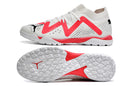 Chuteiras de futebol Puma Future X Powercat Tokyo Match TF - Branco/Vermelho