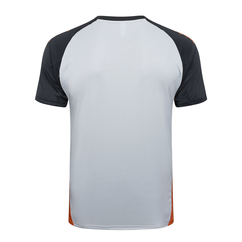 Conjunto Benfica Treino Camisa + short 24/25 - Masculino Adidas - Cinza Preto Laranja e Vermelho