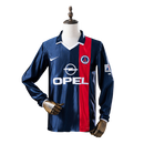 Camisa Do Paris-Saint=Germain l Retrô 01/02 Manga Longa - Torcedor Masculina