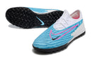 Chuteira de Campo Nike React Phantom GX Pro TF - Branco/Azul