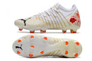 Chuteira de Campo Puma Future Z 1.3 Teazer FG - Branco/Laranja