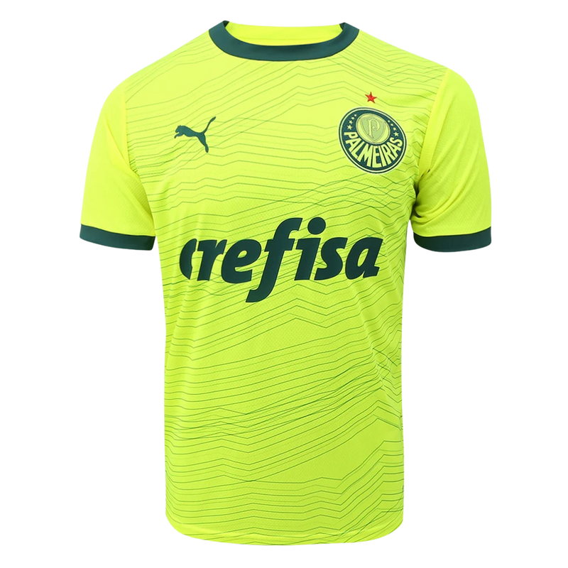 Camisa Palmeiras IIl 23/24 Puma Torcedor Masculino - Verde Limão