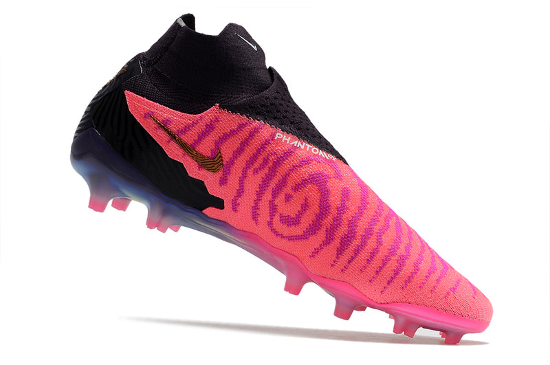 Chuteira de Campo NIKE PHANTOM GX ELITE DF Link FG - Rosa/Preto