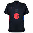 Camisa Barcelona II 24/25 - Torcedor Nike Feminina - Preta com detalhes em azul e vermelho