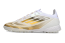 Chuteiras de futebol adidas F50 Pro TF - Branco/dourado