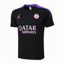 Conjunto Paris Saint-Germain Treino Camisa manga curta + short 24/25 - Masculino Jordan - Preto