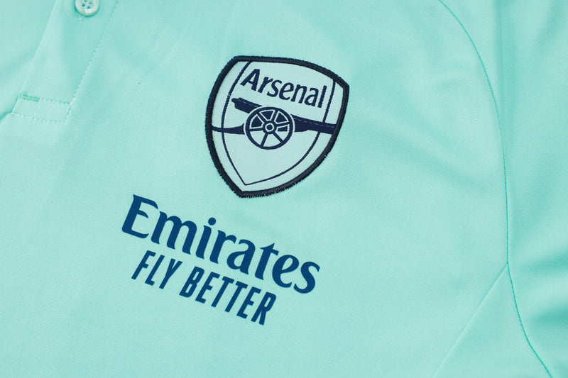 Conjunto Arsenal Treino 24/25 - Masculino Adidas - Azul Agua