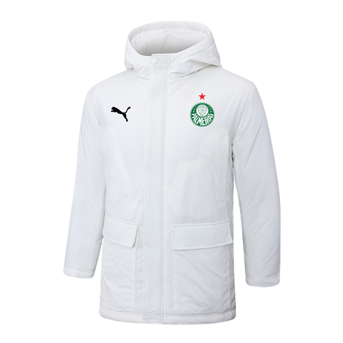 Casaco de algodão Palmeiras 24/25 Adidas - Branco - Preto - Azul