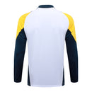 Conjunto Real Madrid Treino 24/25 - Masculino Adidas -  branca (mangas amarelas)