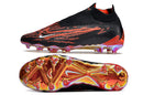 Chuteira de Campo NIKE PHANTOM GX ELITE DF Link FG -  Preto/Laranja