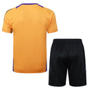 Conjunto Real Madrid Treino Camisa manga curta + short 25/26 - Masculino Adidas - laranja