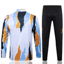 Conjunto Real Madrid Treino 24/25 - Masculino Adidas -  azul, branca e amarela