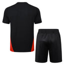 Conjunto Milan Treino Camisa manga curta + short 24/25 - Masculino Nike - Preto