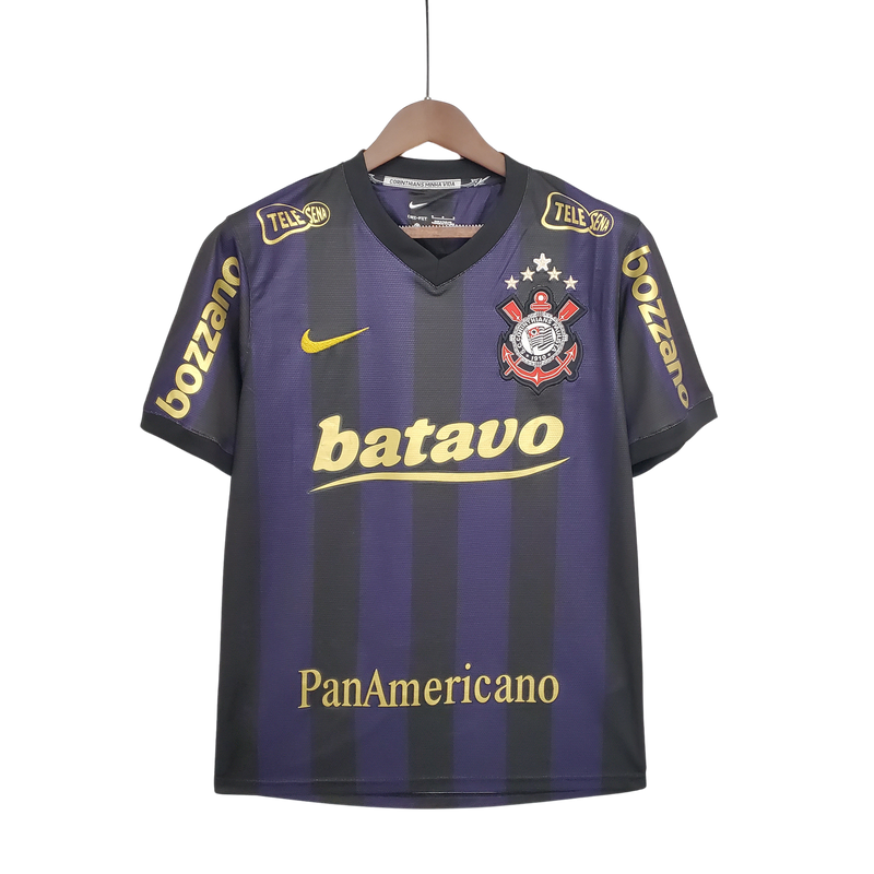 Camisa Corinthians Retro 09/10 - Torcedor Nike Masculina - Roxa