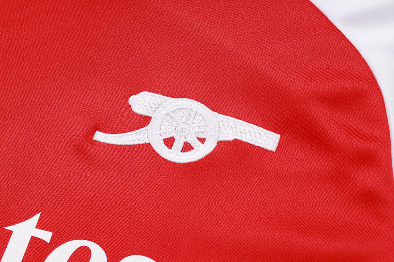 Conjunto Arsenal Treino 24/25 - Masculino Adidas - Vermelho e branco