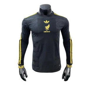 Camisa México 25/26 Edição Copa Ouro - Preta - Long Sleeve