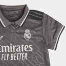 Camisa Real Madrid III 24/25 - Torcedor Adidas Feminina - Cinza
