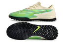Chuteira de Campo Nike React Phantom GX Pro TF - Verde/bege