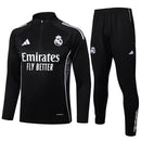 Conjunto Real Madrid Treino 25/26 - Masculino Adidas - Preto