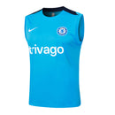 Conjunto Chelsea Treino Camisa Regata + short 24/25 - Masculino Nike - Azul claro