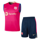 Conjunto Barcelona Treino Camisa Regata + short 24/25 - Masculino Nike - vermelho