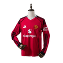 Camisa Manchester United l 25/26 Manga Longa - Torcedor Masculina