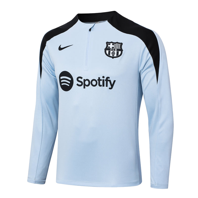 Conjunto Barcelona Treino 24/25 - Masculino Nike - azul claro