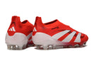 Chuteira de Campo Adidas Predator Elite LL sem cadarço FG - Vermelho