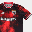 Camisa São Paulo III 24/25 - Torcedor New Balance Masculina - Preta e vermelha
